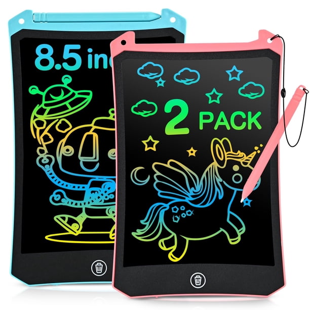 Tableta de escritura LCD cimetech Doodle Board de 8.5 pulgadas, paquete de 2