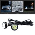 thumbnail image 4 of Amdohai 23mm Eagle Eye LED Bulb,DRL Light Ultra Thin Waterproof Black Aluminum Shell Car Motorcycle Turn Signal Light Fog Tail Backup Reverse Light,10-Pack, 4 of 8