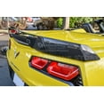 thumbnail image 2 of Extreme Online Store Replacement for 2014-2019 Chevrolet Corvette C7 All Models | Z06 Z07 Stage 3 Style Rear Trunk Lid Wing with Smoke Tinted WickerBill Spoiler (Carbon Fiber), 2 of 12
