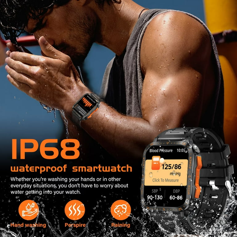 PINGKO Sports Smart Watch for Men Women Answer & Make Calls