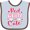 Blue and Chocolate, variant on Inktastic 4th of July Red White and Cute with Arrow and Stars Boys or Girls Baby Bib