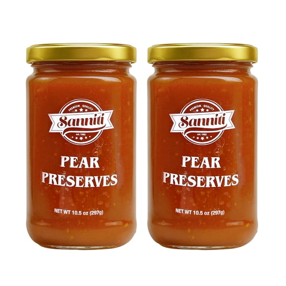 Sanniti Pear Preserve 10.5 oz, Pack of 2
