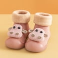 thumbnail image 4 of SPRING PARK Winter Warm Toddler Plush Thickened Soft Sole Baby Shoes Trainers Boys Girls, 4 of 7