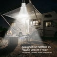 thumbnail image 4 of Pack de 2 bombillas solares, lámpara solar TechKen, luz LED, bombilla portátil, lámpara solar, 3 W, cable de carga de 3 m, iluminación con panel solar para camping, senderismo, pesca, caseta de, 4 of 6
