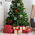 thumbnail image 4 of 5 Rolls Christmas Ribbon 1.5 inch Wide Decorative Ribbon for Gift Wrapping and Holiday Decorations Rocky Shores, 4 of 7