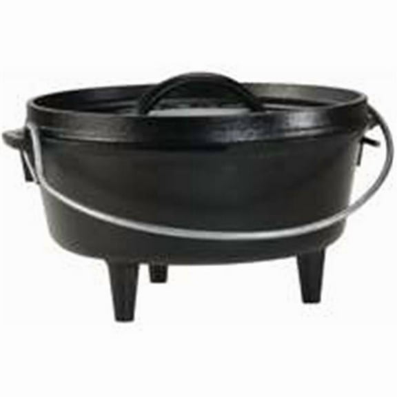 L10CO3 Camp Dutch Oven With Lid, 4 Quart