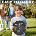 thumbnail image 7 of RUNBOW 3.3x2.2ft Pop Up Portable Soccer Goal for Kids Children's Soccer Net Outdoor Fun in Backyard and Beach（3.3x2.2ft, Black，1 Pack）, 7 of 7