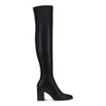 thumbnail image 2 of INC Womens Black Cushioned Windee Almond Toe Block Heel Zip-Up Heeled Boots 8 M, 2 of 3