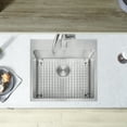 thumbnail image 4 of Quatrus R15 22" Single Bowl Dual Mount Stainless Steel Kitchen Sink, 4 of 5