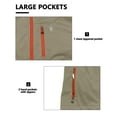 thumbnail image 3 of Little Donkey Andy Men's Lightweight Softshell Vest Windproof Sleeveless Jacket for Travel Hiking Running Golf Size L, 3 of 7