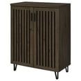 thumbnail image 5 of Brixton 2-door Entryway Shoe Storage Cabinets Smoked Oak, 5 of 11