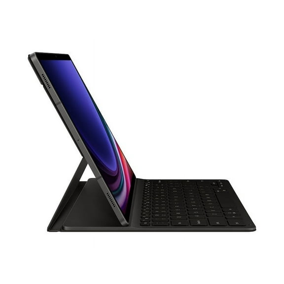 Restored Samsung Book Cover Keyboard Slim for Galaxy Tab S9  S9  5G - Black (Refurbished)