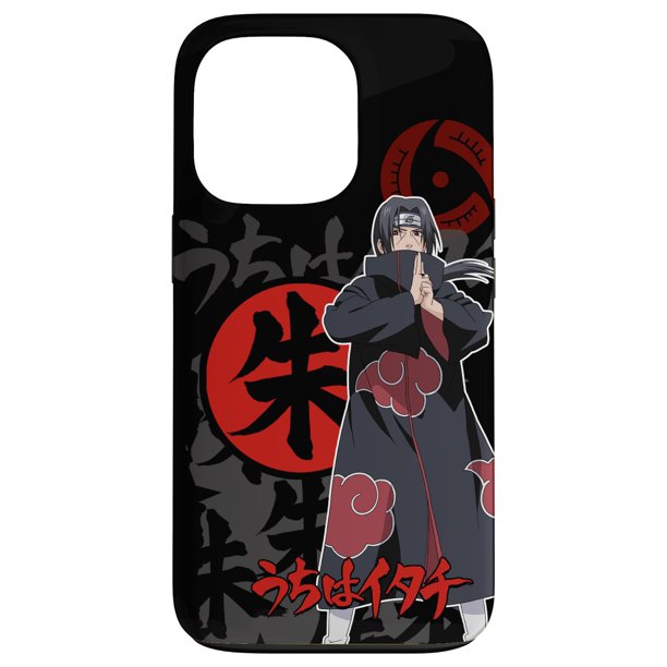 Funda para iPhone 13 Pro de Itachi con diseño de anime de Naruto