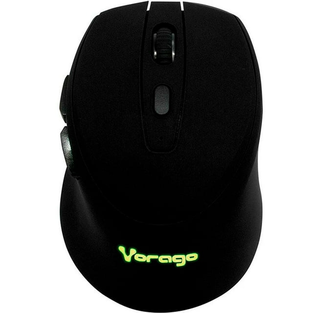 Mouse Inalambrico Vorago Recargable Iluminado 2400dpi MO-306 Negro