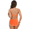thumbnail image 5 of KPOPLK Bathing Suits for Women High Waisted Bikini Sets Two Piece Swimsuits Solid Bikini Swimwear(XXL,Orange), 5 of 9