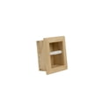 thumbnail image 2 of Typhon Recessed Solid Wood Toilet Paper Holder 7 x 8.5, Unfinished, 2 of 10