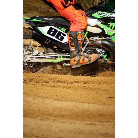 LAMINATED POSTER Enduro Driver Race Motocross Motorcycle Sand Poster Print 24 x