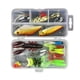 thumbnail image 2 of 28 piezas de señuelos de pesca de mar artificiales Conjunto Kit de cebos portátiles al aire libre Kit de plástico DIY Tackle Wobblers Accesorios con caja de almacenamiento Inevent OD003619-00B, 2 of 7