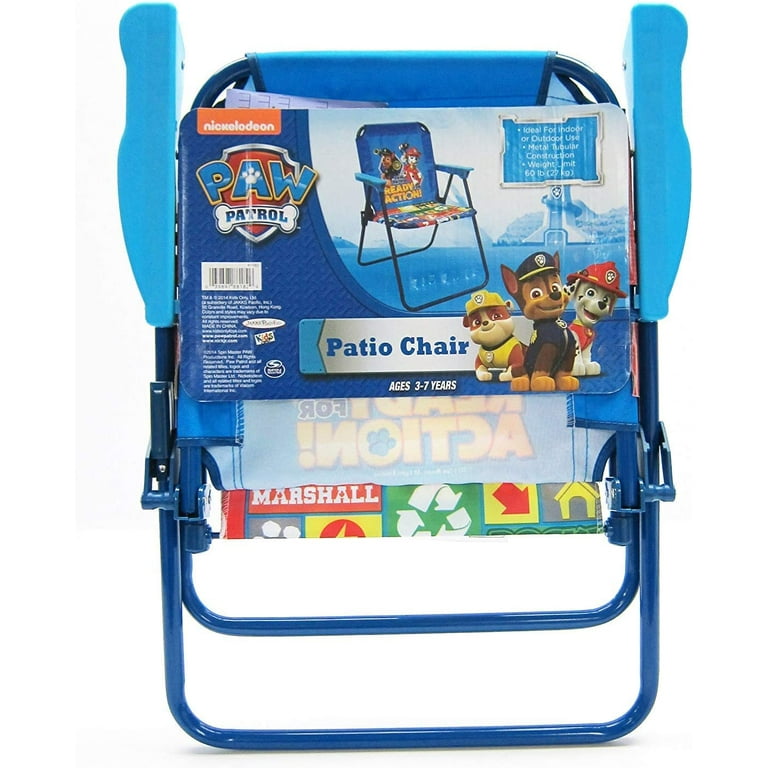 Paw patrol garden chair hot sale