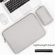 thumbnail image 4 of Bolsa de cuero para computadora portátil con bolsa interior: adecuada para Huawei Matebook, Lenovo y Apple MacBook., 4 of 5