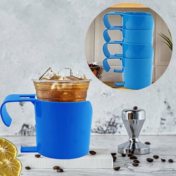 1 Pack Pool Cup Holders, Poolside Cup Holder for Above Ground Pools with 2 Inche or Less Round Top Bar, No-Spill Pool Drink Holder, Easy to Clip on Pool