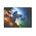 thumbnail image 3 of CADecor Fantasy Deep Space Nebula With Planet Throw Blanket Bed Sofa Blanket 58x80 inches, 3 of 3