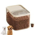 thumbnail image 1 of Contenedor de almacenamiento de comida for perros, contenedor hermético de almacenamiento de comida for gatos con tapas y taza medidora, 1 of 7