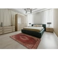 thumbnail image 5 of Ahgly Company Machine Washable Indoor Rectangle Traditional Rust Pink Area Rugs, 5' x 8', 5 of 7