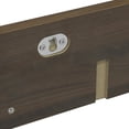 thumbnail image 6 of Better Homes & Gardens 28”  Walnut Shelf with Black Metal Hooks, 6 of 6
