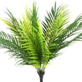 thumbnail image 1 of Paquete de 2 hojas de árboles artificiales, plantas tropicales, plantas de fronda falsas, plantas artificiales, flores verdes para el hogar, cocina, arreglos de fiesta, decoraciones de boda Zhivalor CZJJ-HQ4, 1 of 6