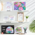 thumbnail image 6 of Shuttle Art Fineline Colored Pens, 100 Colors 0.38mm Fineliner Color Pen Set Fine Line Drawing Pen Fine Point Markers Perfect for Adult Coloring Books Drawing, 6 of 8