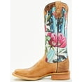 thumbnail image 4 of Tin Haul Womens Cactilicious Floral Square Toe Cowboy  Mid Calf Boots, 4 of 8