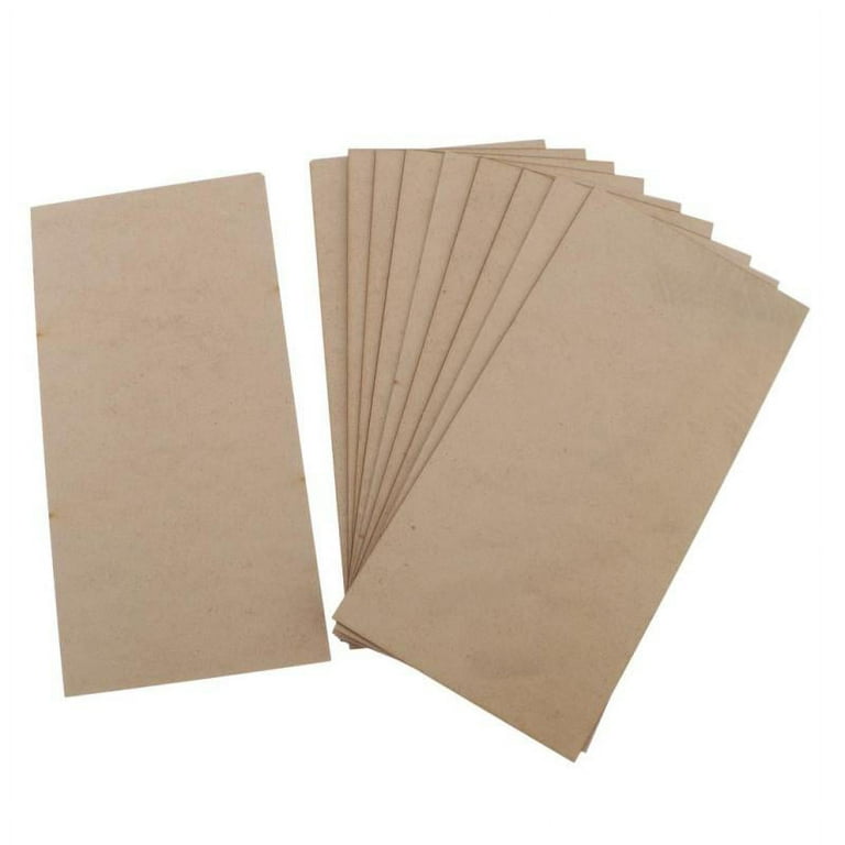 30 Sheets Thin MDF Wood Boards for Crafts, 2mm Medium Density Fiberboard (6  x 8 in, Brown)