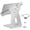 Silver, variant on Volcora Anti-Theft Tablet Stand iPad Kiosk Stand with Lock, Black 10-13'' iPad Stand for Desk, Swivel, Adjustable iPad Holder For Desk, iPad Mount For Desk For POS Register, Retail Business, Cashier