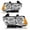 Chrome	Amber, variant on For 2011-2014 Dodge Charger Headlights Pair Halogen Chrome Headlamps 11-14