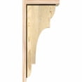 thumbnail image 3 of 6"W x 10"D x 22"H New Brighton Rough Sawn Corbel w/Backplate, Douglas Fir, 3 of 9