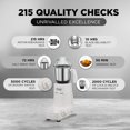 thumbnail image 4 of Molinillo mezclador Preethi Eco Plus 550 W, blanco, 3 tarros de 1,5 l/1 l/400 ml, 4 of 6
