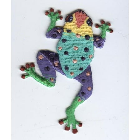Download Tree Frog - Multicolor - Iron On Applique/Embroidered ...