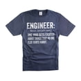 thumbnail image 4 of Funny Saying Shirt Men Funny Shirts Engineer Definition Shirt Engineer Gifts Engineer Birthday Tee (Medium Grey), 4 of 6