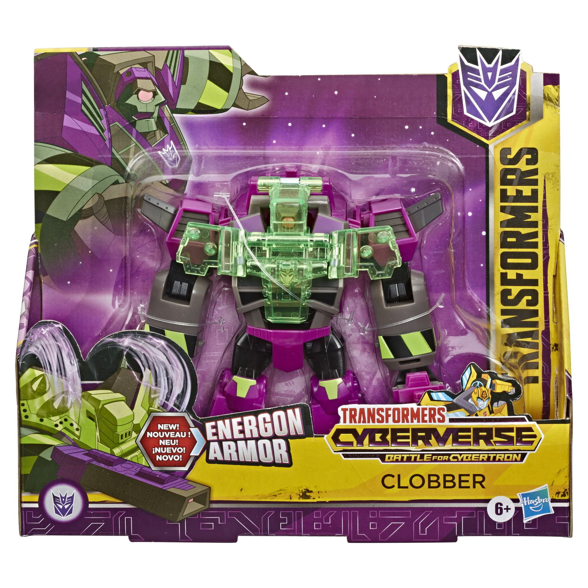 Transformers Toys Cyberverse Ultra Class Clobber Action Figure