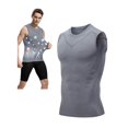 thumbnail image 2 of Migroa Mens Running Sport Tank Tops Gym Wicking Athletic Mesh Breathable Workout Sleeveless Shirts Base Layer Sports Workout Shirts for Basketball Grey S, 2 of 5
