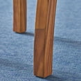 thumbnail image 5 of GDF Studio Kelsey Outdoor Acacia Wood 3 Piece Recliner Rocking Chair Chat Set, Teak, 5 of 7