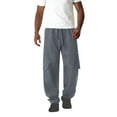 thumbnail image 1 of JMYHOAM Cargo Pants for Men Solid Color Drawstring Elastic Waistband Multi Pocket Workwear Pants,S-XXL, 1 of 7