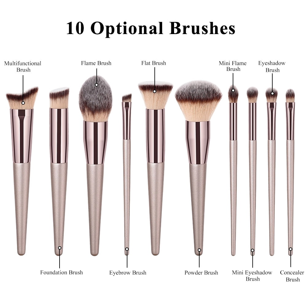 foundation and powder brush
