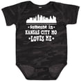thumbnail image 3 of Inktastic Kansas City Missouri Loves Me Skyline Boys or Girls Baby Bodysuit, 3 of 5