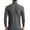 Dark Gray, variant on IROINNID Men's Sweater Turtleneck Long Sleeve Jumper Mid-Length Solid Color Comfy Pullover Ribbed Slim Fit Sweater Base Shirt