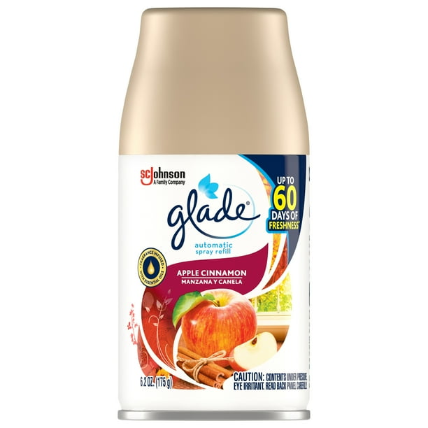 Glade Automatic Spray Refill 1CT, Apple Cinnamon, Automatic Spray Air