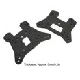 thumbnail image 4 of RC Shock Tower Rear Front Carbon Fiber Lightweight Durable Rugged RC Shock Damper Tower Replacement for Traxxas Sledge, 4 of 5