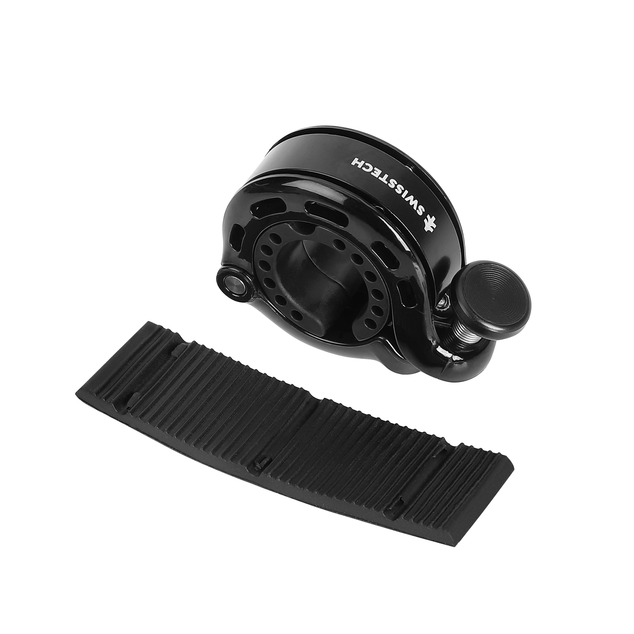 Swiss Tech Low-Profile Premium Bike Bell, Black