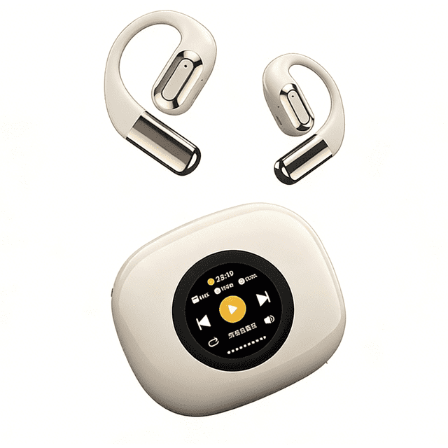 Audífonos OWS Bluetooth 5.4, Auriculares Deportivos Inalámbricos con Pantalla